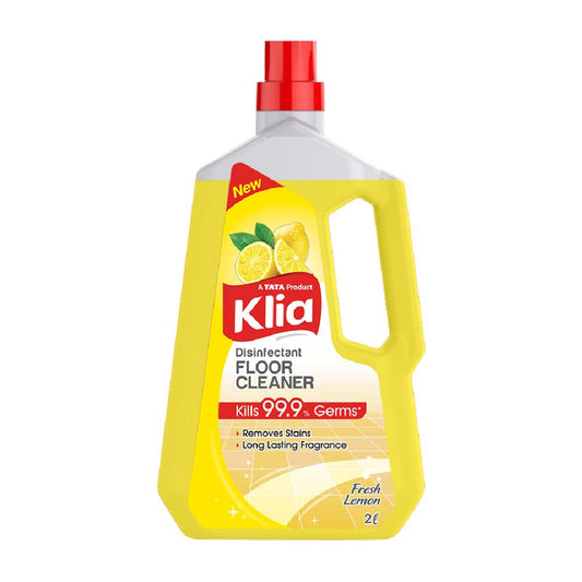Klia Disinfectant Lemon Floor Cleaner, 2 L