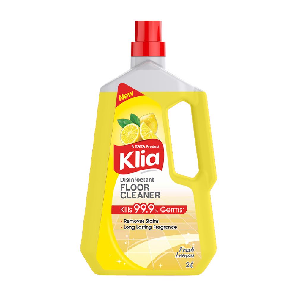 Klia Disinfectant Lemon Floor Cleaner, 2 L
