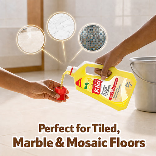 Klia Disinfectant Lemon Floor Cleaner 2 ltr