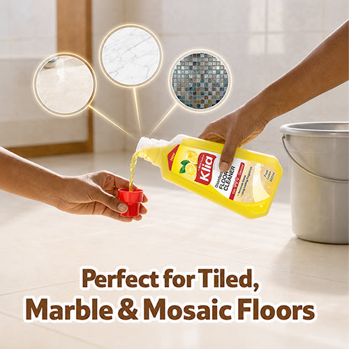 Klia Disinfectant Lemon Floor Cleaner, 500 ml