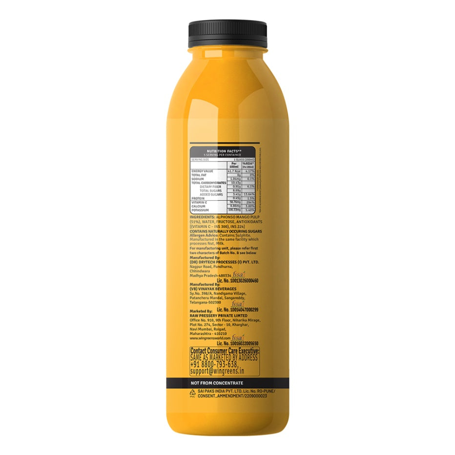 Raw Pressery Mango Juice 1 ltr