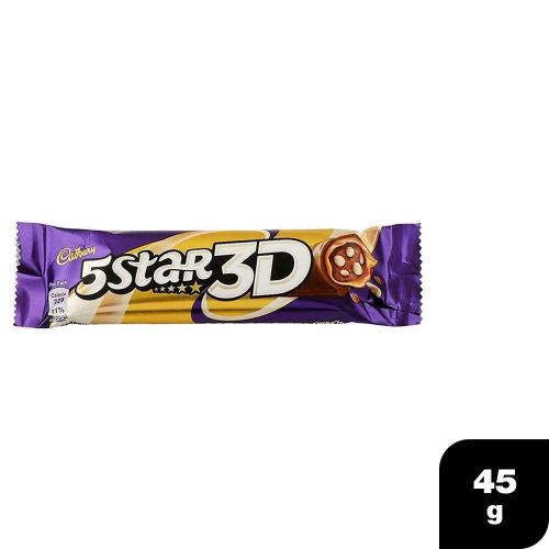 Cadbury 5 Star 3D Chocolate Bar 42 gm