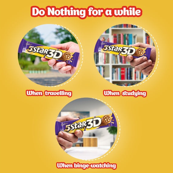 Cadbury 5 Star 3D Chocolate Bar 42 g