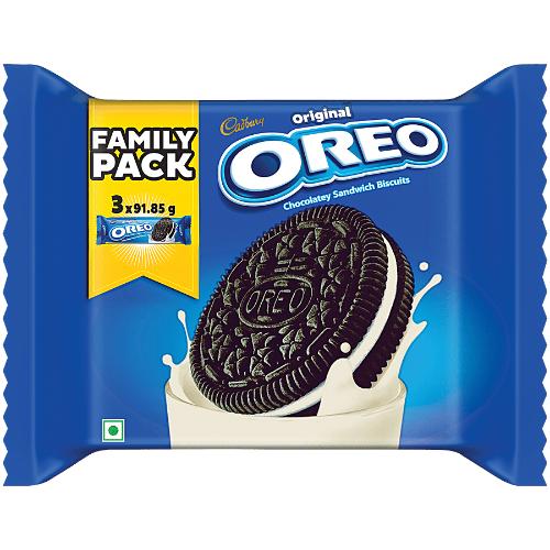 Cadbury Oreo Vanilla Biscuits Family Pack 3x100 g