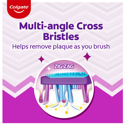 Colgate Zigzag Toothbrush Medium pack of 6