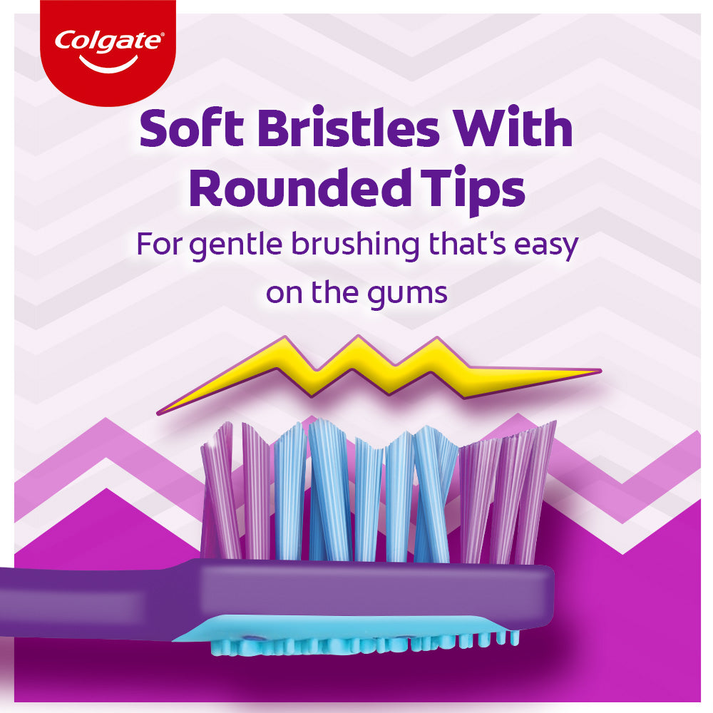 Colgate Zigzag Toothbrush Medium pack of 6
