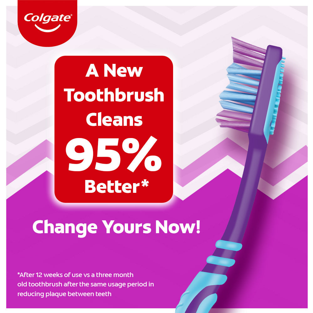 Colgate Zigzag Toothbrush Medium pack of 6