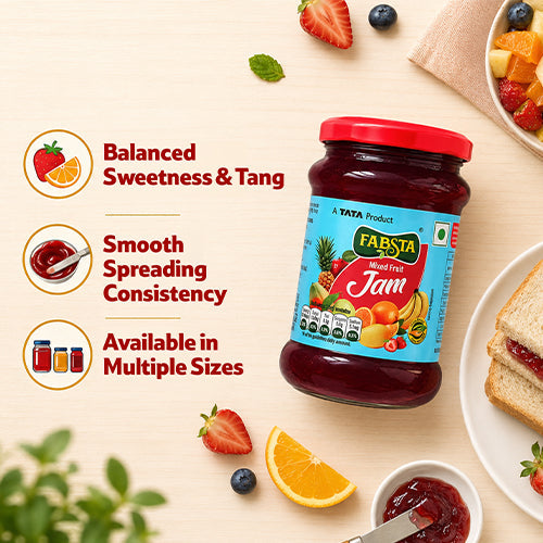 Fabsta Mixed Fruit Jam 200 g