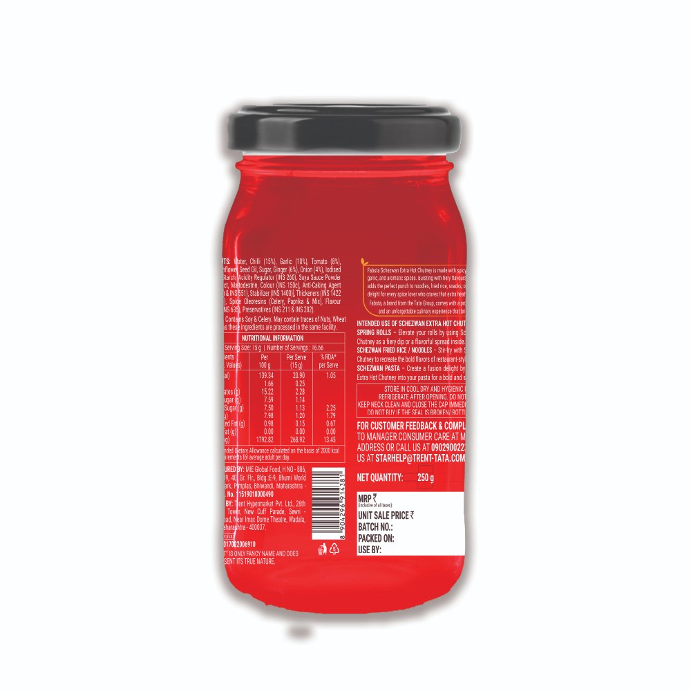 Fabsta Schezwan Chutney, 250 g