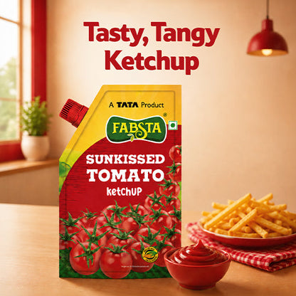 Fabsta Tomato Ketchup Pouch, 900 g