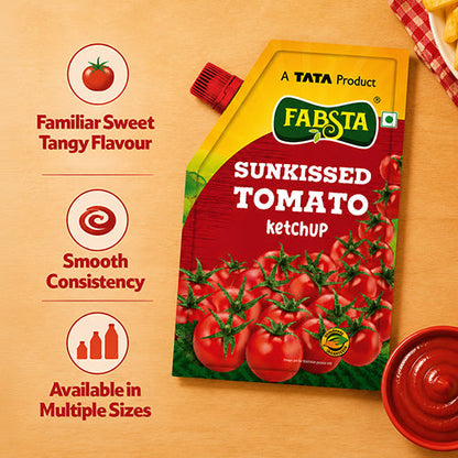 Fabsta Tomato Ketchup Pouch, 900 g