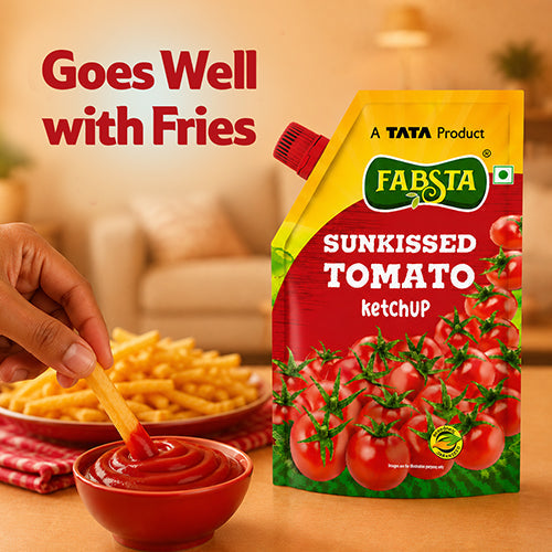 Fabsta Tomato Ketchup Pouch, 900 g