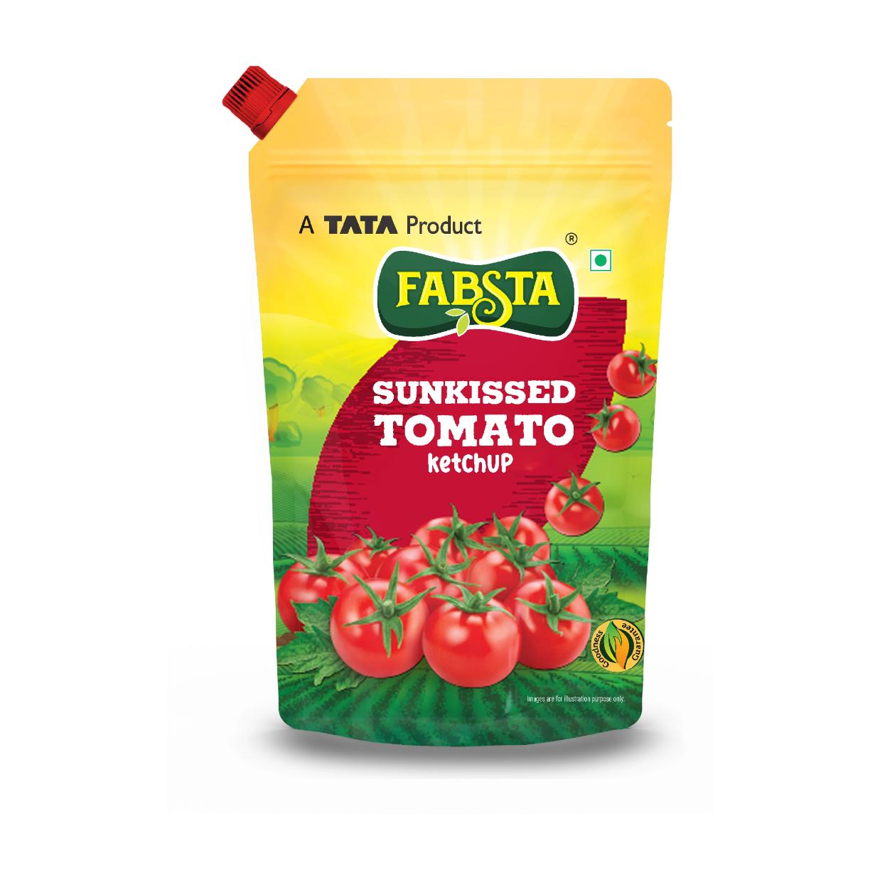 Fabsta Tomato Ketchup Pouch, 900 g
