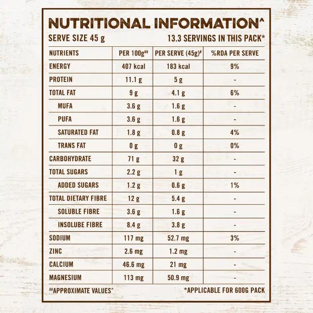 Quaker Oats Plus 600 g