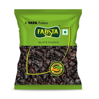 Fabsta Black Raisins Seeded, 500 g