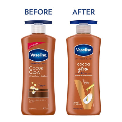 Vaseline Intensive Care Cocoa Glow Body Lotion 400 ml