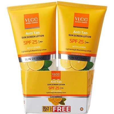 Vlcc Antitan Sunblock Lotion Spf25 2x150 ml