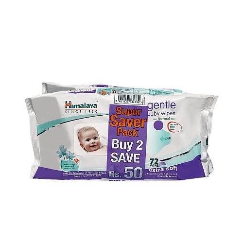Himalaya Gentle Baby Wipes pack of 2