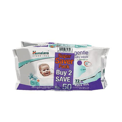 Himalaya Gentle Baby Wipes pack of 2
