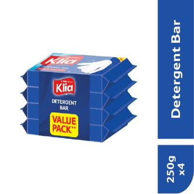 Klia Bar Detergent 4x250 gm
