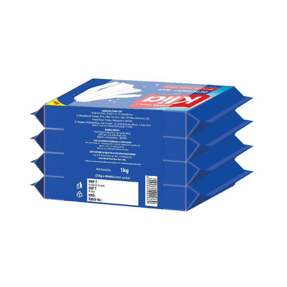 Klia Bar Detergent 4x250 g