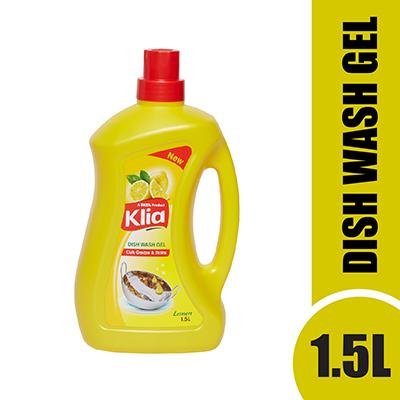 Klia Dishwash Gel Lemon 1.5 ltr