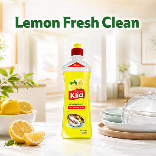 Klia Dishwash Gel Lemon 500 ml