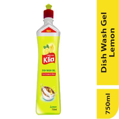 Klia Dishwash Gel Lemon 750 Ml