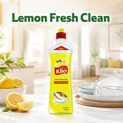 Klia Dishwash Gel Lemon 750 ml
