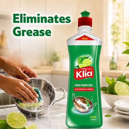 Klia Dishwash Gel Lime 500 ml