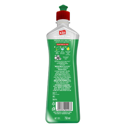 Klia Dishwash Gel Lime 750 ml