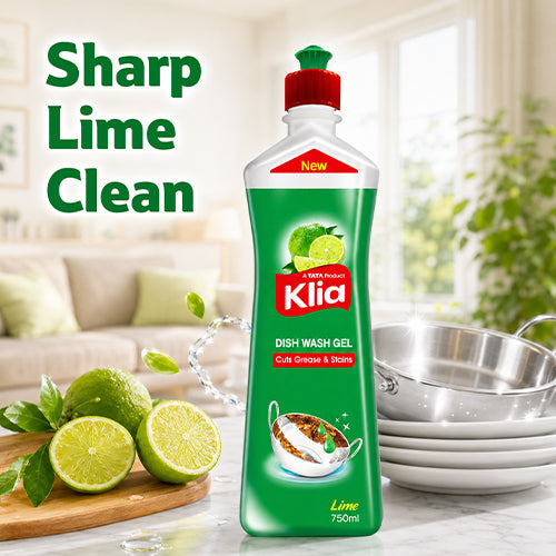 Klia Dishwash Gel Lime, 750 ml