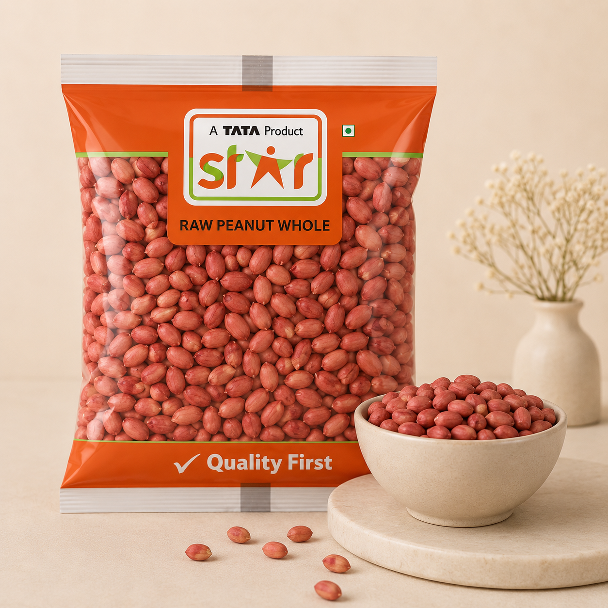 Star Raw Peanut Whole 1 kg
