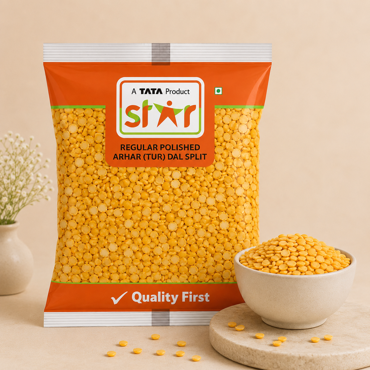 Star Regular Polished Arhar (Tur) Dal Split 1 kg