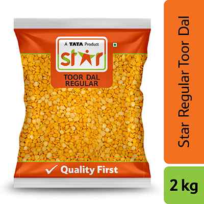 Star Regular Polished Arhar (Tur) Dal Split 2 kg
