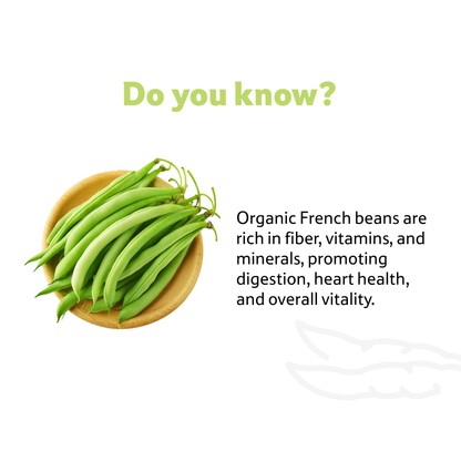 Starfresh Organic French Bean prepack about 500 gm