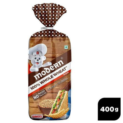 Modern 100% Whole Wheat Bread 400 gm