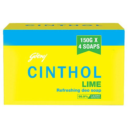 Cinthol Lime Soap 4x150 gm