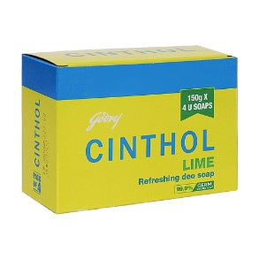 Cinthol Lime Soap 4x150 gm