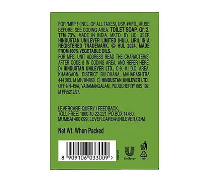 Liril Lime & Tea Tree Oil Soap 125 g (buy 3 get 1 free)