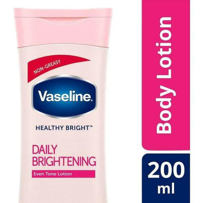 Vaseline Healthy Bright Daily Brightening Body Lotion, For Healthy & Glowing Skin 200 ml