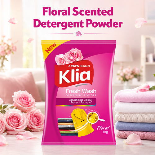 Klia Detergent Bucket Floral, 1 Kg