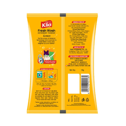 Klia Detergent Bucket Lemon, 1 Kg