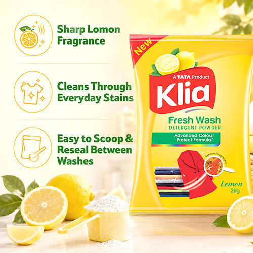 Klia Detergent Bucket Lemon 2 kg