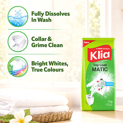 Klia Detergent Matic Front Load, 4 Kg + 2 Kg Free
