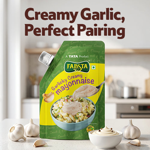 Fabsta Veg Garlic Mayonnaise, 450 g