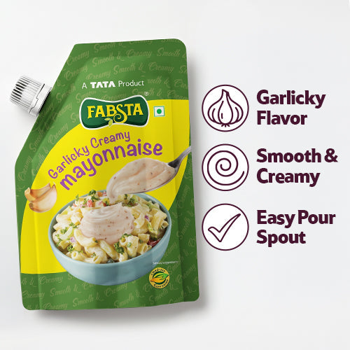 Fabsta Veg Garlic Mayonnaise, 450 g