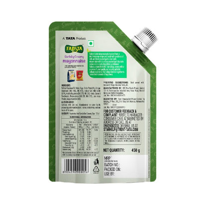 Fabsta Veg Garlic Mayonnaise, 450 g