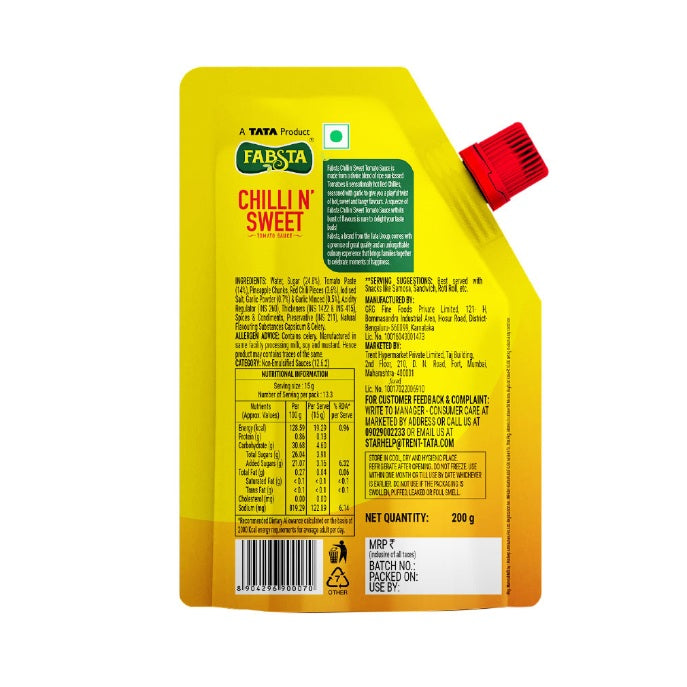Fabsta Hot and Sweet Sauce, 450 g