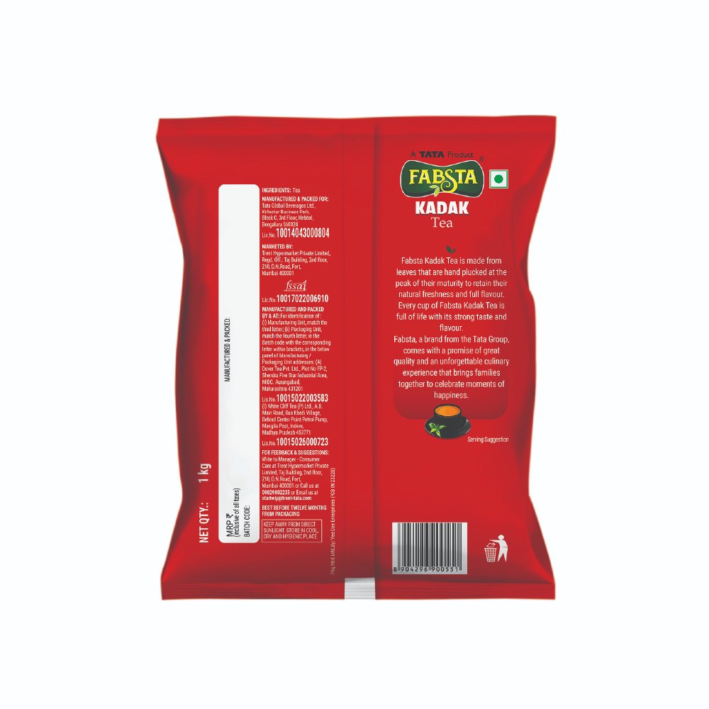 Fabsta Kadak Leaf Tea, 1 Kg